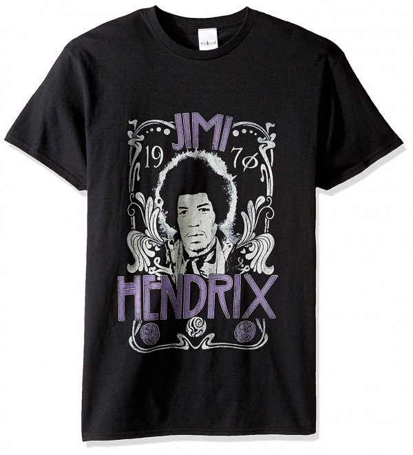 Jimi Hendrix Mens T Shirt Black