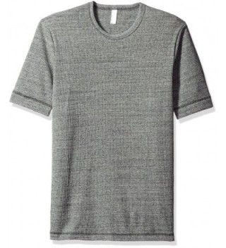 American Apparel Thermal T Shirt Charcoal