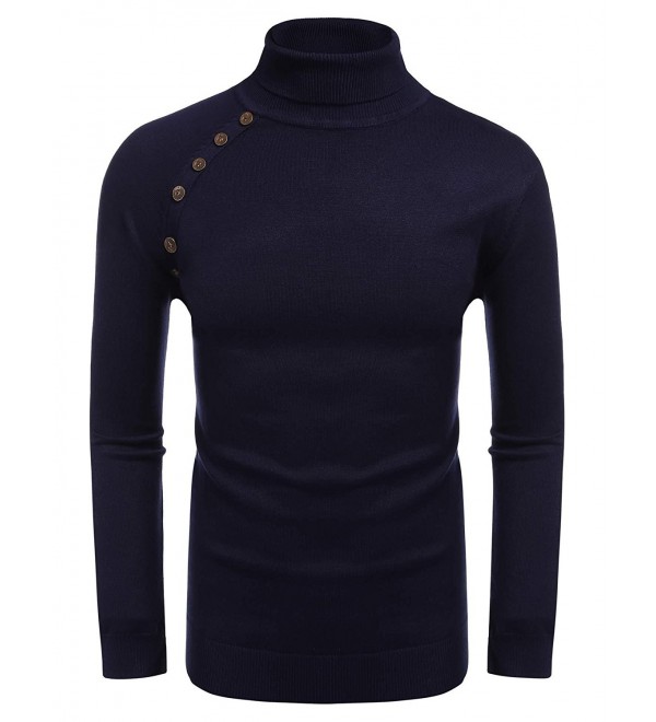 Coofandy Turtleneck Pullover Thermal Sweaters