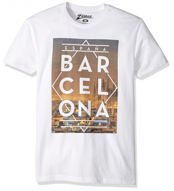 Zubaz Global Graphic T Shirt Barcelona