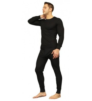 Men's Ultra Soft Thermal Underwear Long Johns Set With Fleece Lined ...
