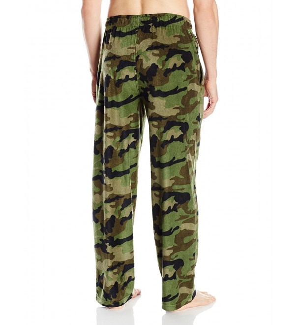 Men's Microfleece Pajama Pant - Green Camo - CM12KDX1TEV