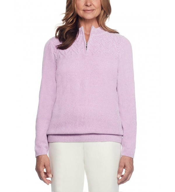 Alfred Dunner Classics Chenille Sweater