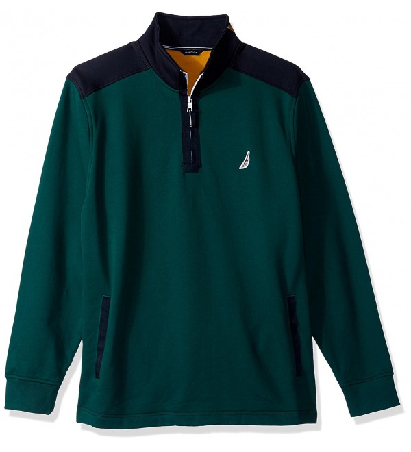 Nautica Sleeve Colorblocked Sweatshirt Spruce