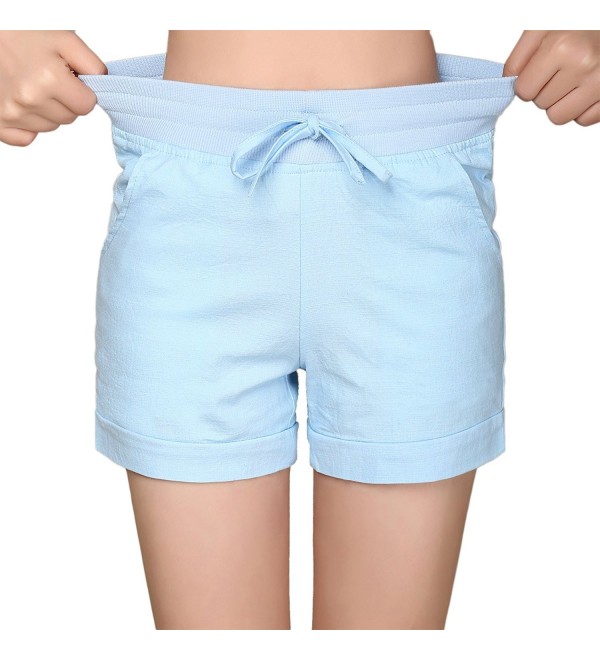 Kaachli Womens Casual Pocket Shorts